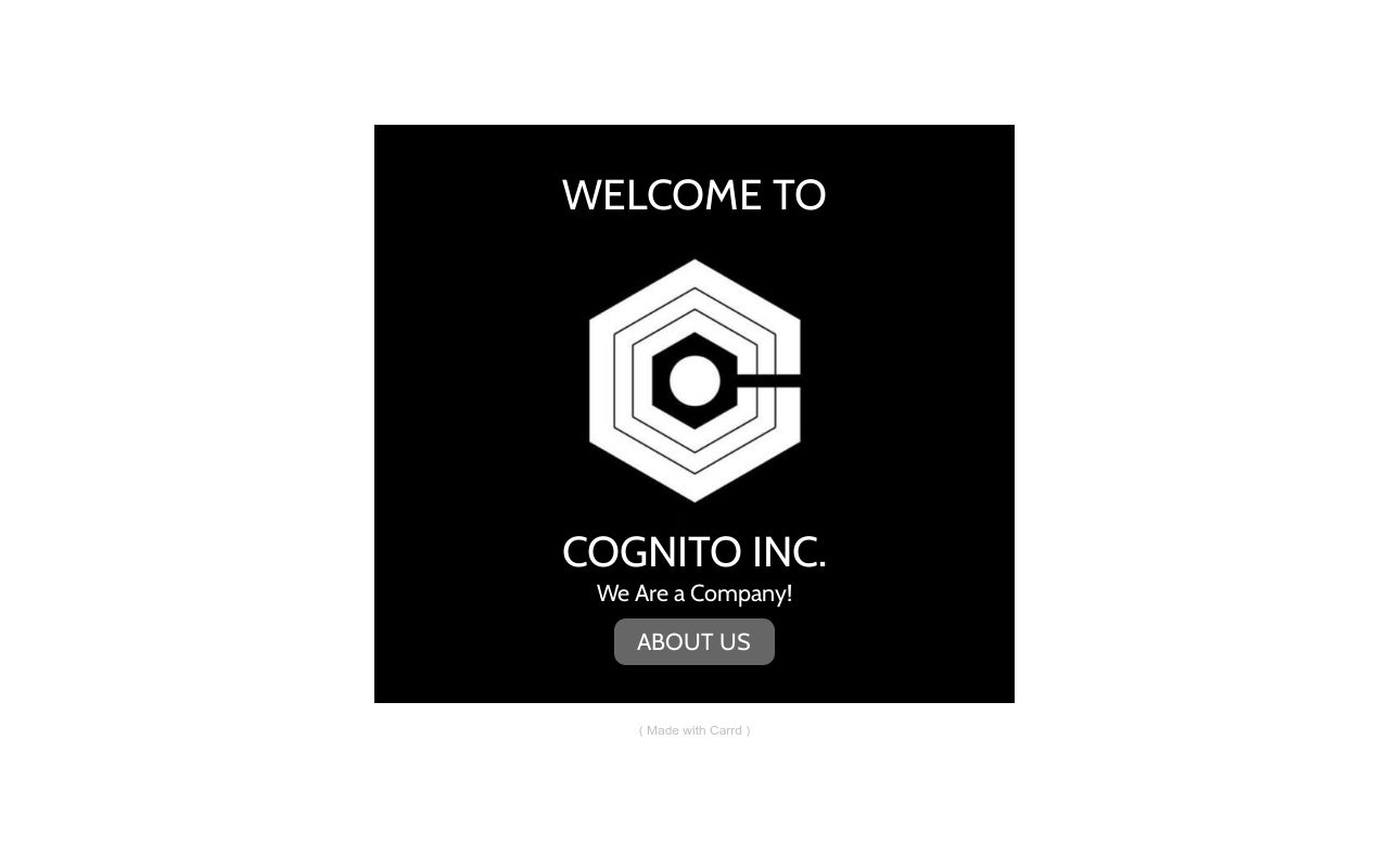 WELCOME TO COGNITO INC.